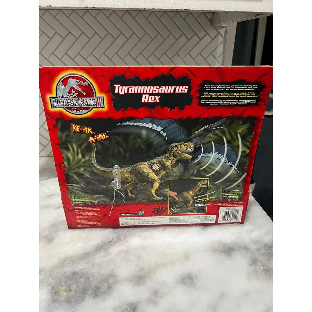 Jurassic Park III Electronic Re-Ak A-Tak Tyrannosaurus Rex T-Rex Hasbro 2001 New